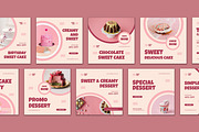 Sweet Cake Instagram Post, a Social Media Template by CavenArt (Thumbnail 5 of 5)