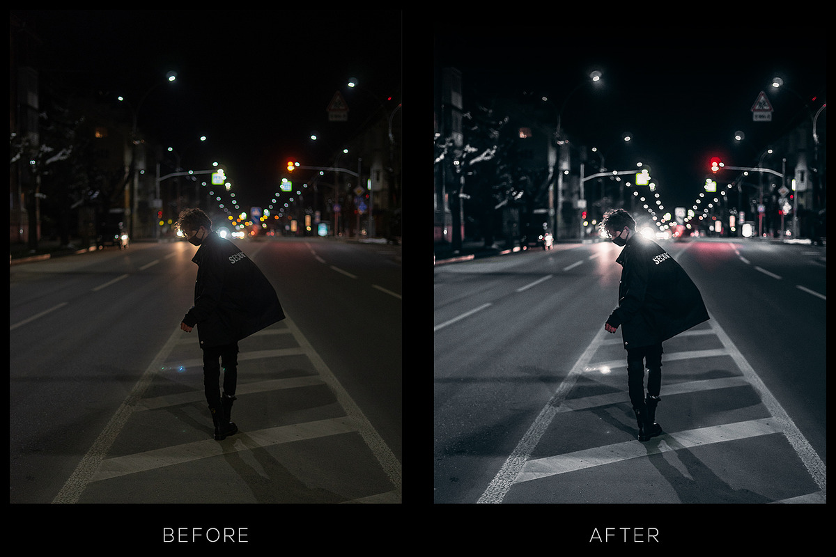 5 Dark style Lightroom presets, an Action Add-On by Elijah (Photo 5 of 11)