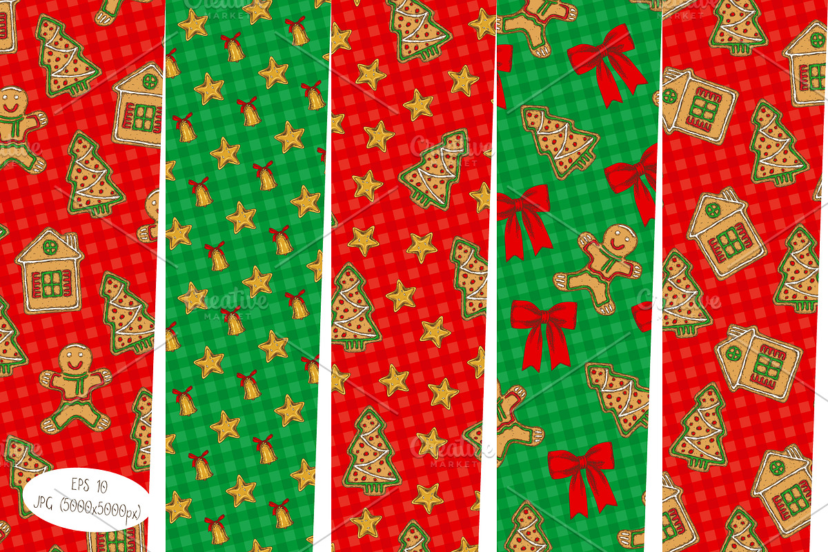Merry Christmas Design Set, a Decorative Illustration by DeepFuze (Photo 7 of 9)