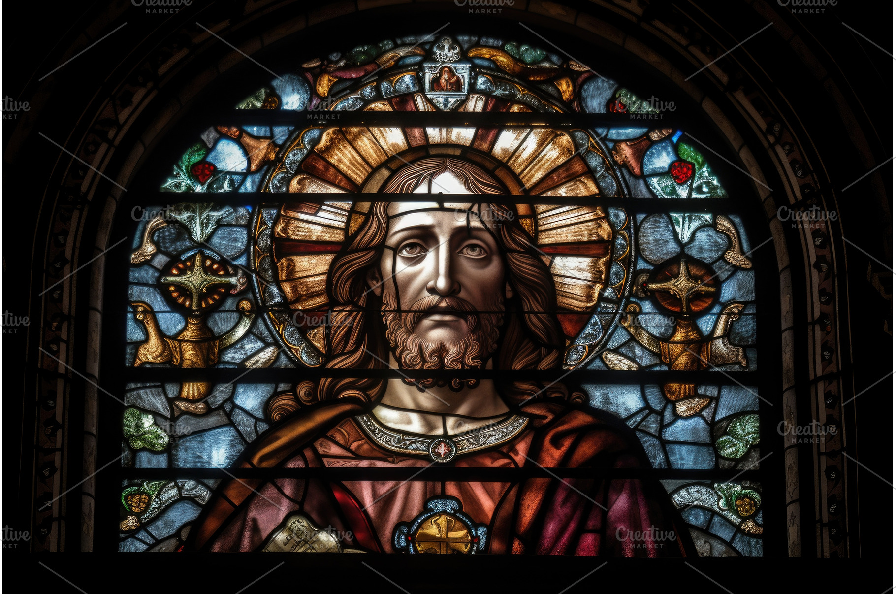 stained glass window, featuring the, an Arts & Entertainment Photo by Sergey Kotenev