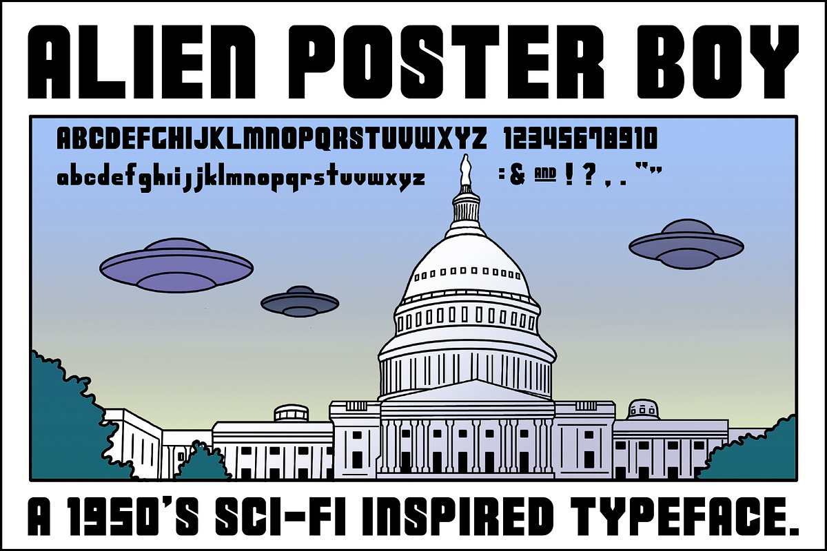 Alien Poster Boy - Typeface preview 2