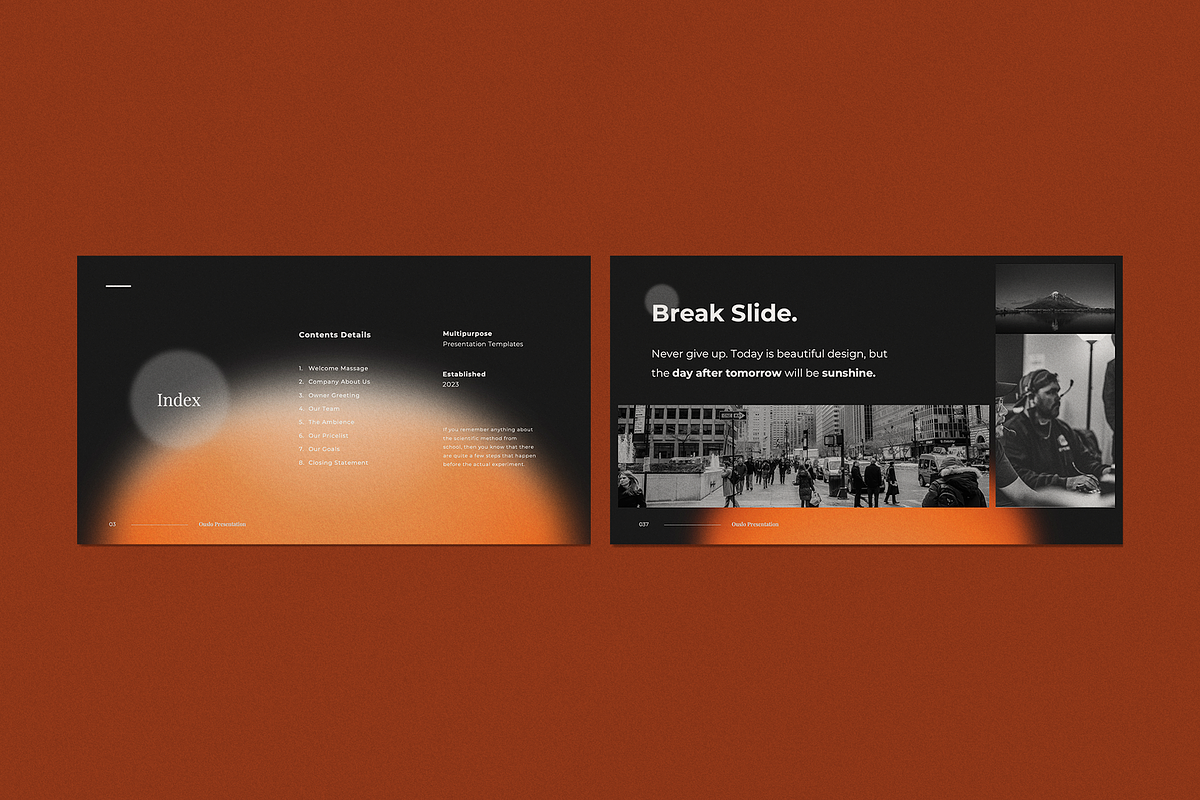 Ouslo Powerpoint, a Presentation Template by Surotype