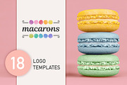 Macarons Logo set, a Branding & Logo Template by IKarGraphics (Thumbnail 1 of 8)