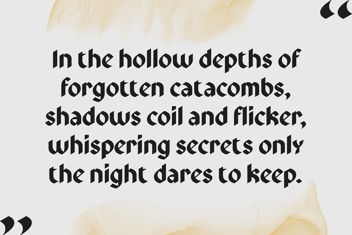 CS Waylen – Blackletter Font, a Blackletter Font by Craft Supply Co. (Photo 3 of 8)