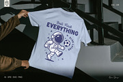 Astronaut Soccer T-Shirt Design, a Sport Illustration by shaondesigns (Thumbnail 4 of 7)