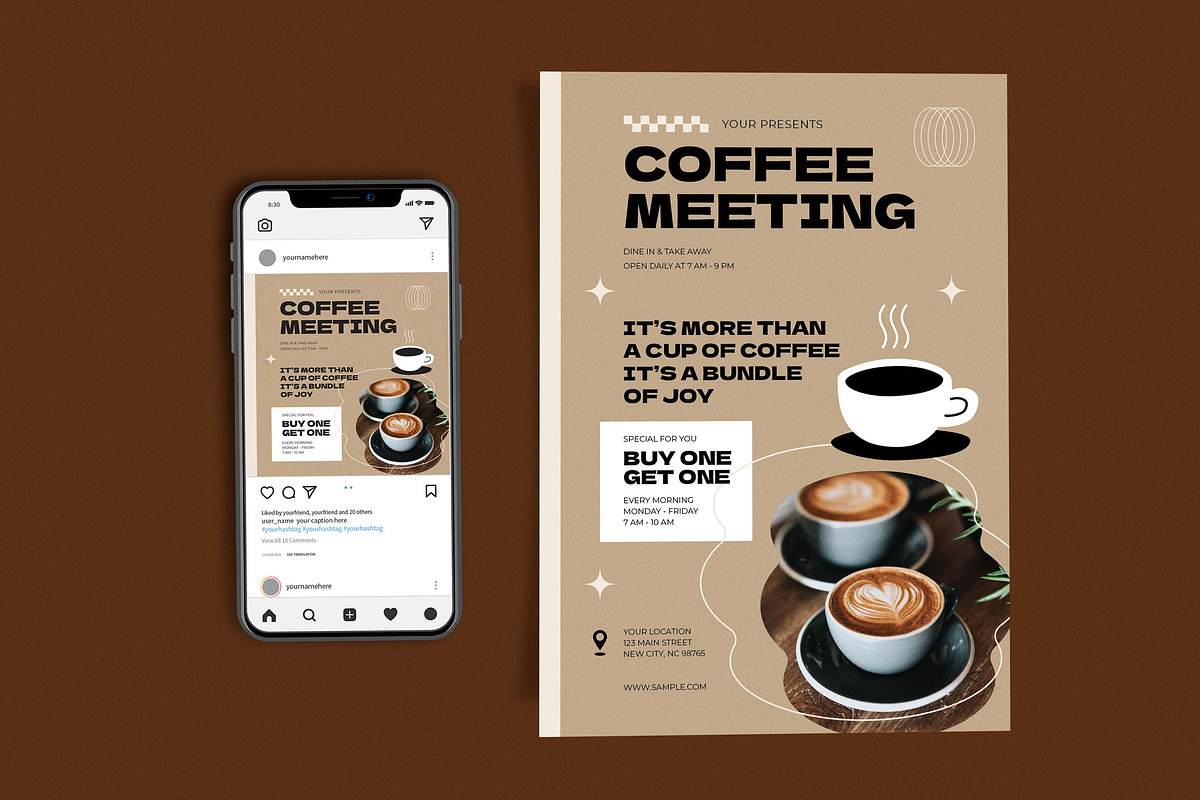 Coffee Bundle of Joy, a Flyer Template by Me55enjah Design (Photo 1 of 4)
