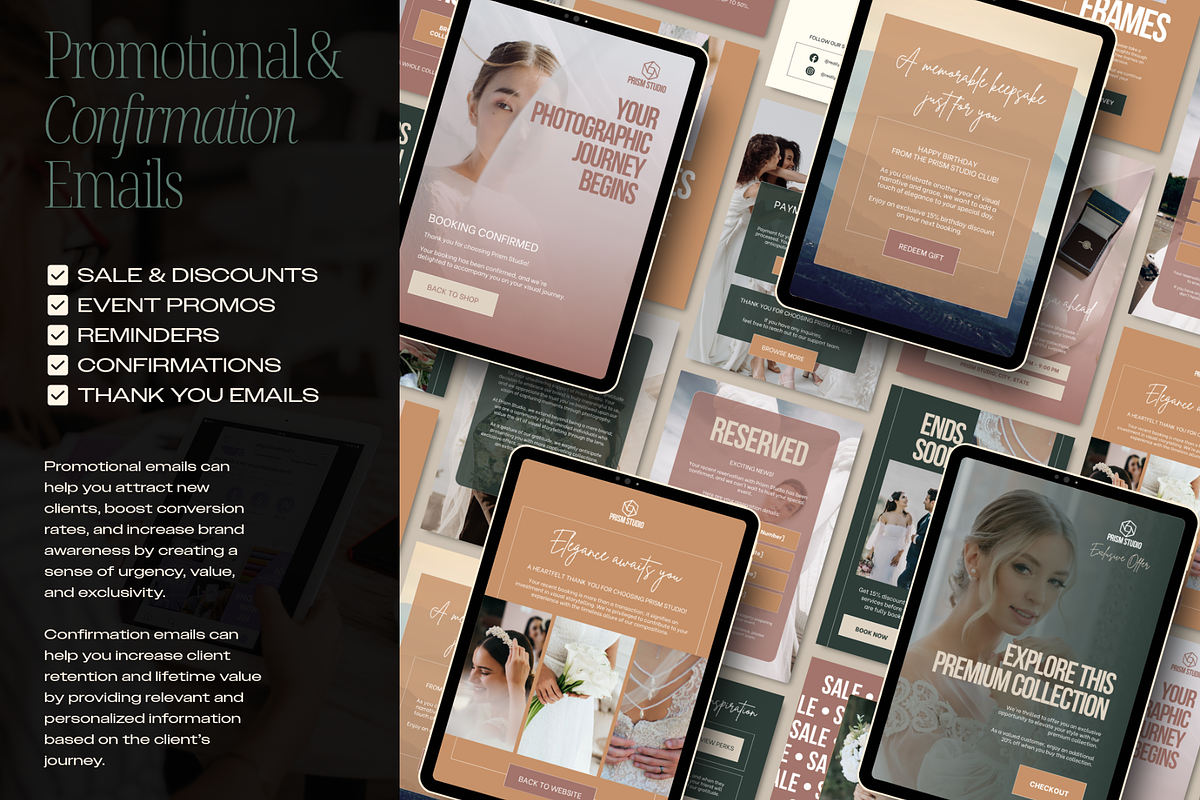 50 Photography Emails Canva Template, an Email Template by Creatif Foundry (Photo 5 of 9)