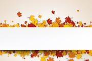 Golden autumn set with maple leaves, a Decorative Illustration by Vjom (Thumbnail 4 of 13)