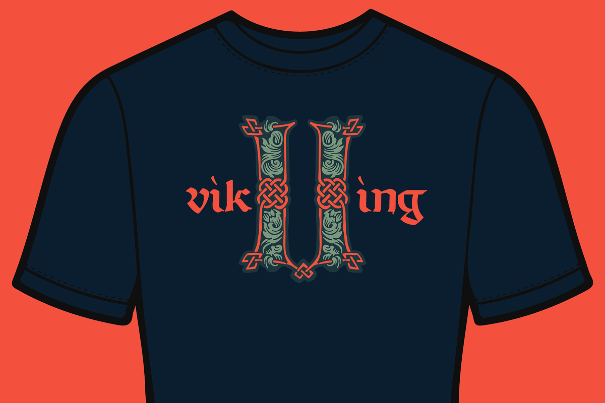 Medieval Knots Drop caps font, a Blackletter Font by kaer_shop (Photo 7 of 9)