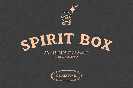 Spirit Box Serif Type Family, a Serif Font by Beck McCormick