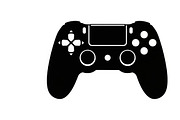 set of gaming controller silhouettes, an Illustration by Amazin_art (Thumbnail 12 of 41)