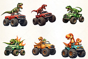 T-Rex Dinosaur Monster Truck Sublima, an Illustration by CrexoraLab (Thumbnail 4 of 5)