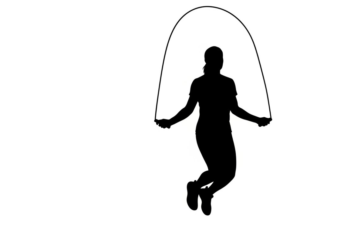 An energetic Jump Rope Silhouette, an Illustration by Amazin_art (Photo 22 of 31)