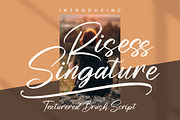 Risess Singature, a Script Font by Integritype Studio (Thumbnail 1 of 7)