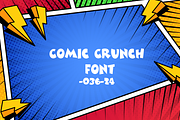 Comic Crunch Font-036-24, a Sans Serif Font by canve (Thumbnail 1 of 2)