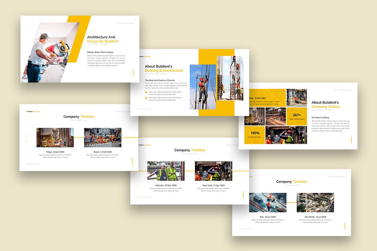 Buildent - Construction PPT, a Presentation Template by kerismaker (Photo 5 of 9)