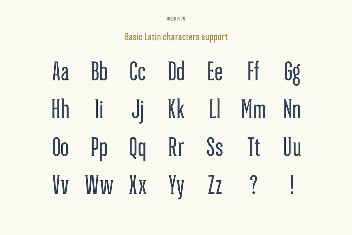 Green Grove // 3 fonts preview 3