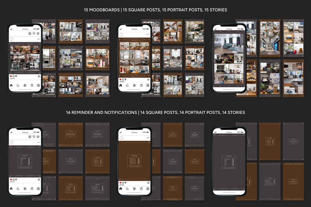 Interior Social Media Template, a Social Media Template by Kalubuak (Photo 4 of 10)