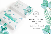 Botanical Garden II Business Card, a Business Card Template by Nordic.Arg (Thumbnail 2 of 3)