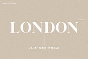 London | A Luxe Serif, a Serif Font by Jen Wagner Co (Thumbnail 1 of 9)