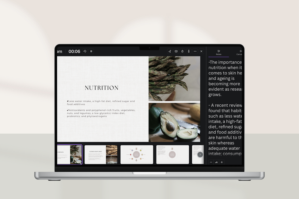 DFY Holistic Skin Webinar Canva, a Presentation Template by Naturopath Hub (Photo 7 of 9)