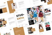 Studenta - An Education Presentation, a Presentation Template by Universitype (Thumbnail 1 of 9)