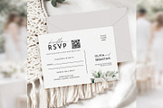 White Floral Invitation Suite bd012, an Invitation Template by TyphoonStudio (Thumbnail 5 of 9)
