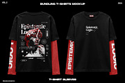 Bundle Mockup T-shirts, a Shirt Mockup by Irhasalfahad (Thumbnail 3 of 6)