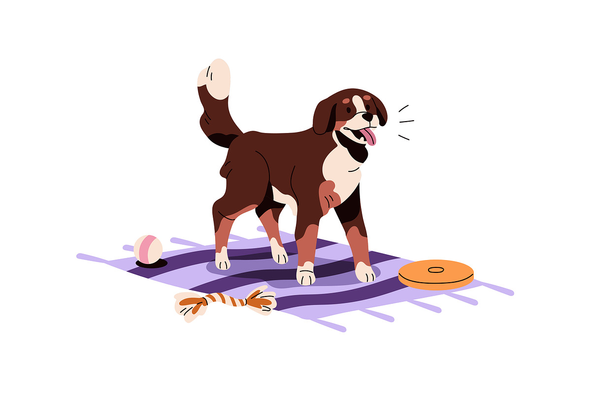 Dog behavior problems set, an Animal Illustration by PaperTrident (Photo 9 of 15)