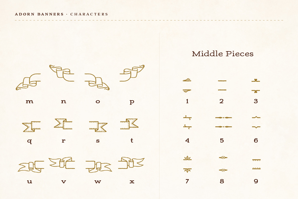 Adorn Collection, a Sans Serif Font by Laura Worthington (Photo 53 of 62)