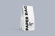 Paper Bag Mockup. Half Side view, a Cups & Container Mockup by easymock (Thumbnail 5 of 10)