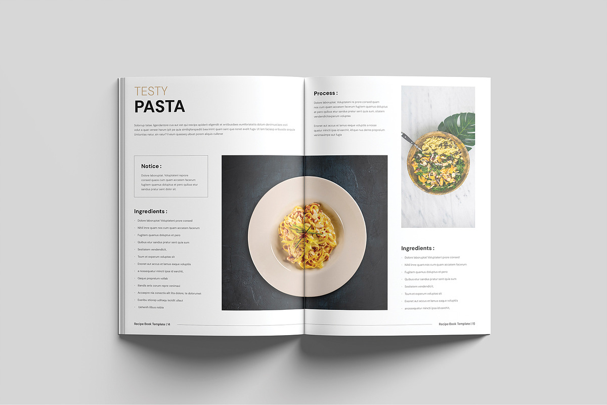 Recipe Book Template, a Brochure Template by Cleffon_Graphic_Studio (Photo 8 of 9)