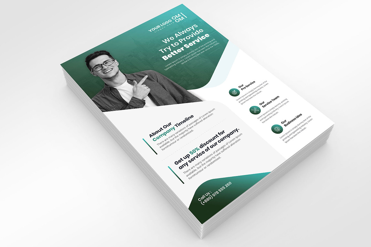 Business Flyer, a Flyer Template by PicoartBd (Photo 1 of 3)