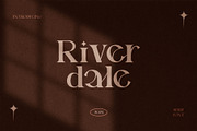 RIVERDALE Serif Font, a Serif Font by Compaq_Creative (Thumbnail 1 of 15)