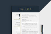 CV | Resume Template, a Resume Template by Comely Design Studio (Thumbnail 1 of 5)