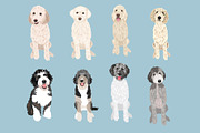 Doodle Vector Art Bundle Poodle Mix, an Illustration by Putnam Road Art (Thumbnail 2 of 3)