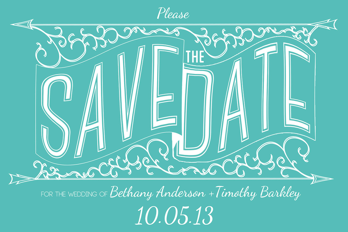 Save the Date Template, an Invitation Template by tbarkley