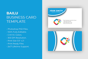 BAILU Business Card Template