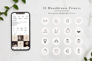 Fitness Instagram Highlight Icons