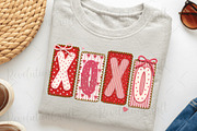 Crochet XOXO Valentine's Day PNG, an Illustration by OK Design (Thumbnail 6 of 6)