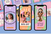 100 Bright Instagram Story Templates, a Templates & Theme by TemplateCastleStore (Thumbnail 4 of 10)