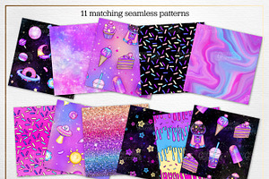 Space Candy Clipart And Patterns