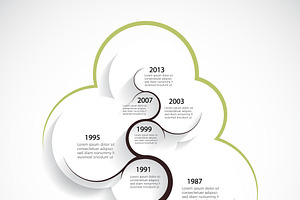 Abstract infographic template