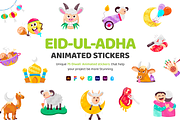 Animated Eid-ul-Adha Stickers, an Emoji Icon by Vectors Market (Thumbnail 1 of 7)
