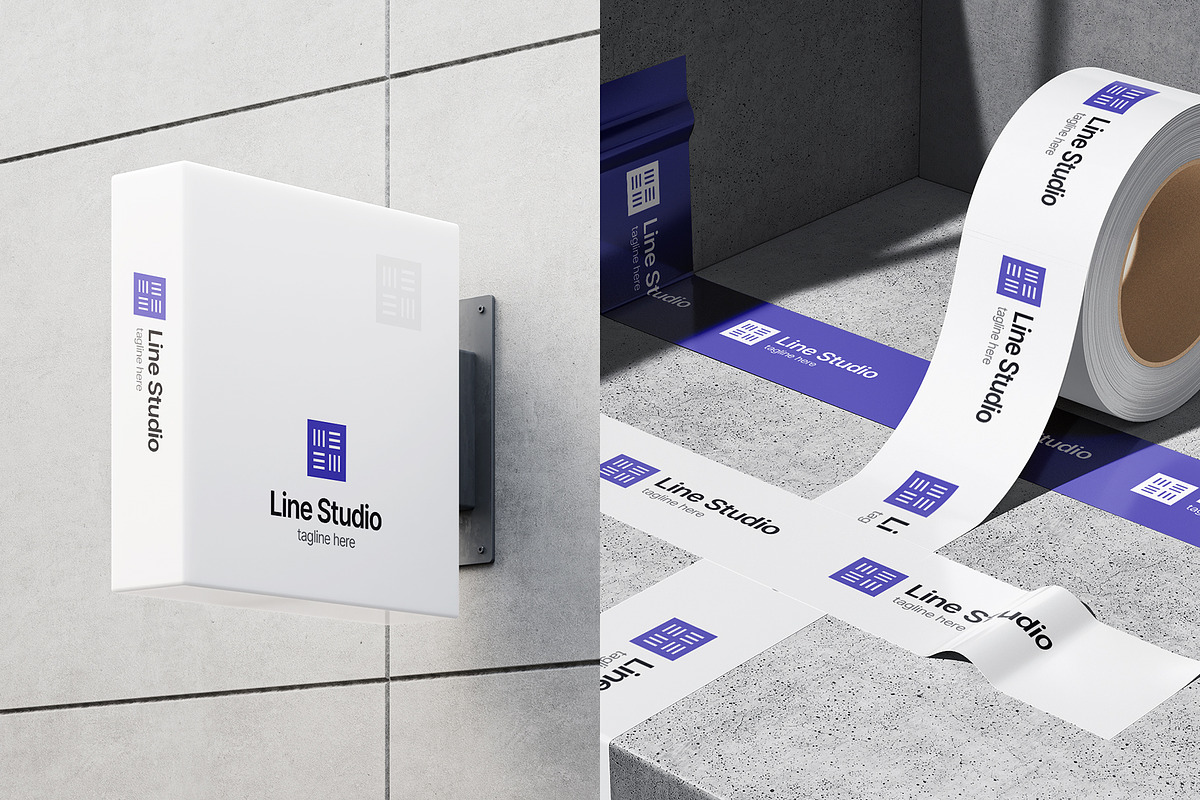 Elegant Minimalist Logo Design, a Branding & Logo Template by Dipak Dheer (Photo 5 of 6)