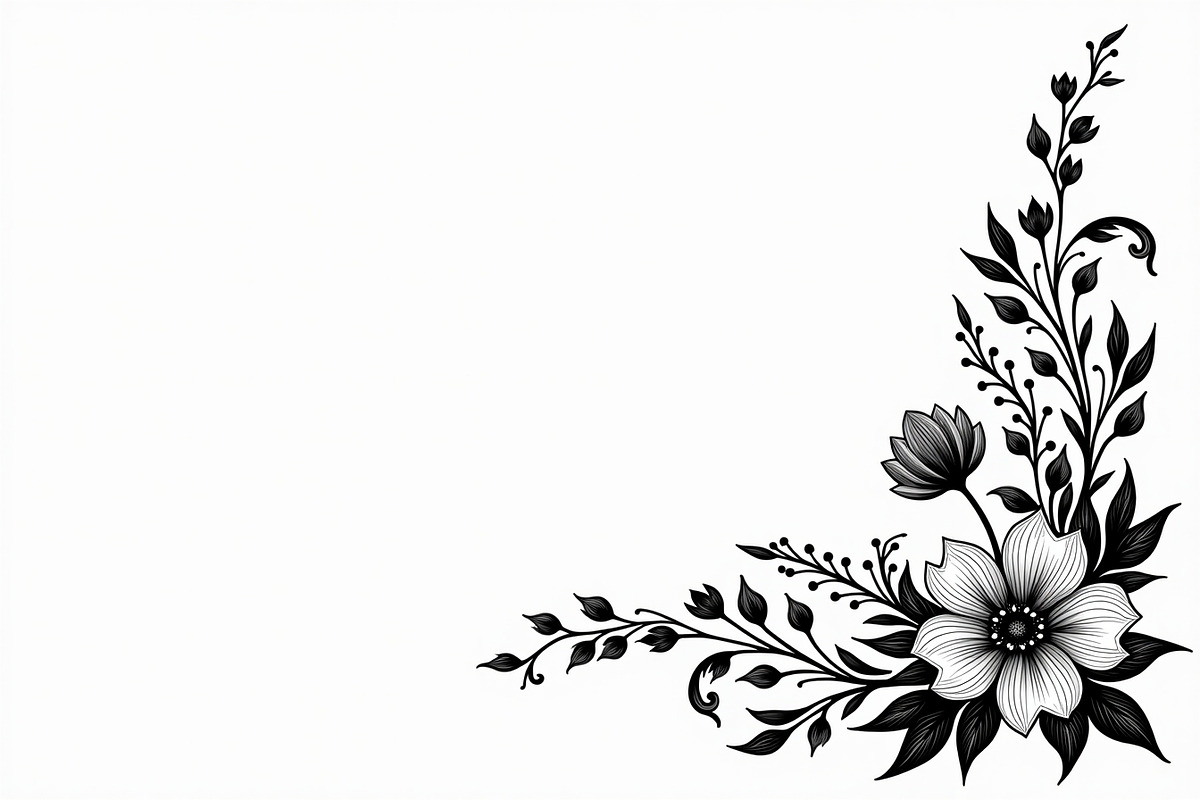 Floral Corner Border Bundle, an Illustration by Designs_River (Photo 8 of 9)