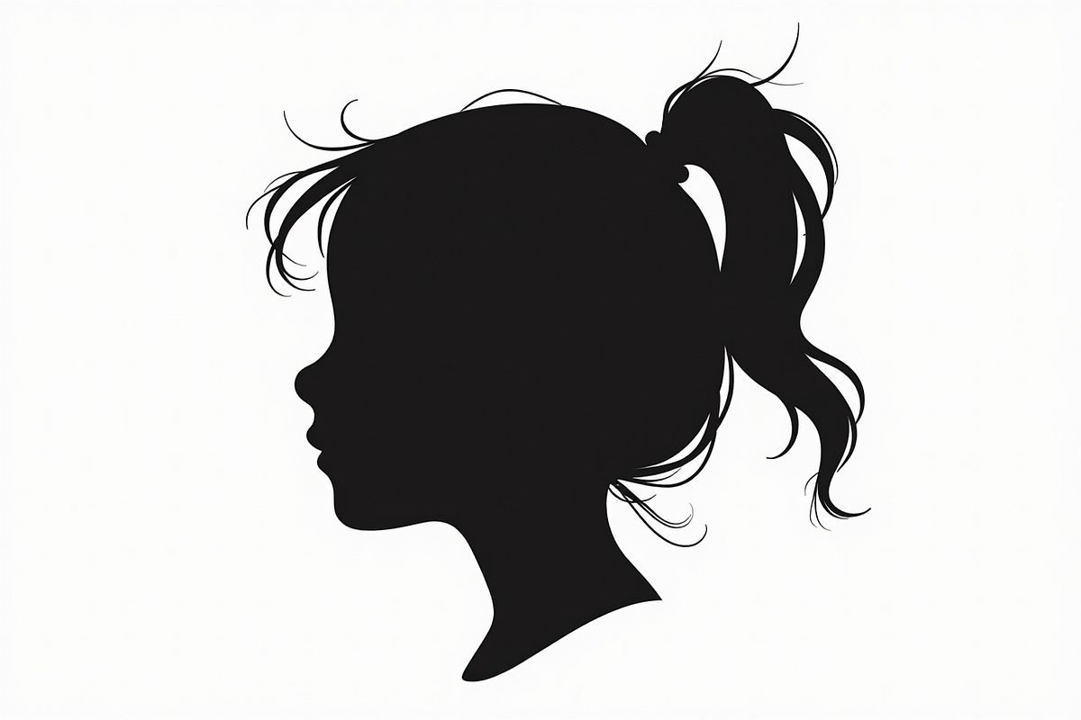 Woman Profile Silhouette Set, an Illustration by jahid234 (Photo 4 of 9)