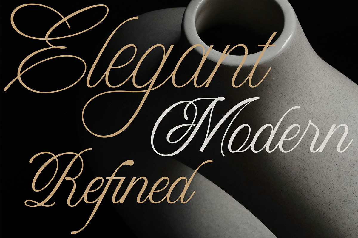 Lunafisca | Script Family, a Script Font by Lemonthe (Photo 4 of 9)
