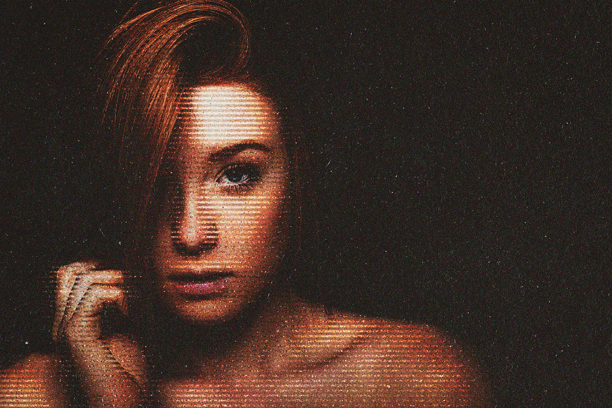 Spotted Texture Lines Photo Effect, a Layer Style Add-On by GlowGrid (Photo 5 of 5)
