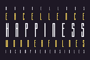 Langella Tall Font Family (16 Fonts), a Sans Serif Font by alpercakici (Thumbnail 10 of 16)